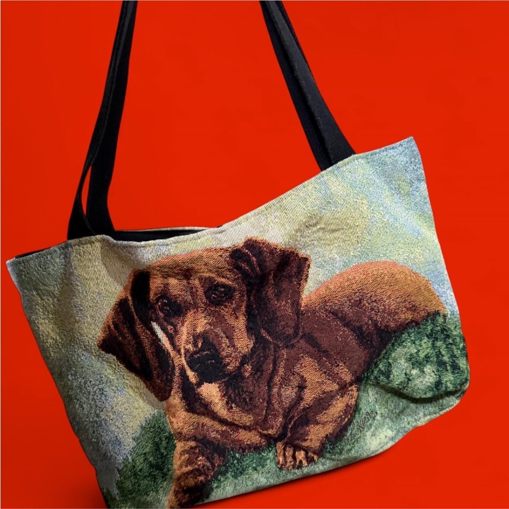Dog Print Tote Bag